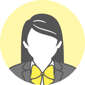 学生の女性のアイコン