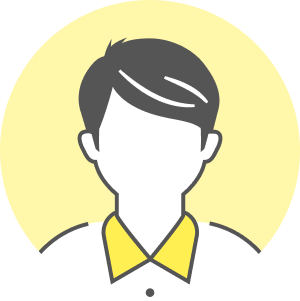 男子学生のアイコン