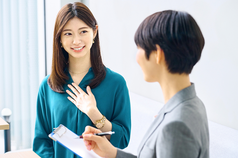 職場見学の様子