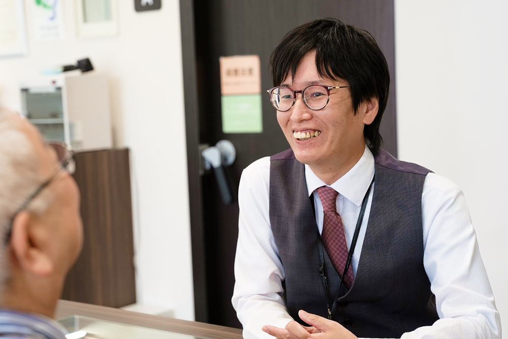 接客の様子