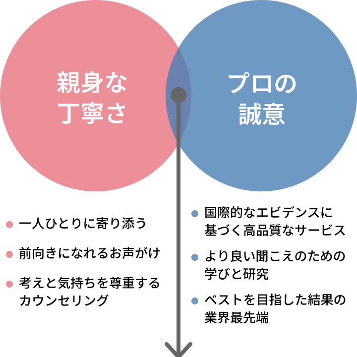 二つの価値の図