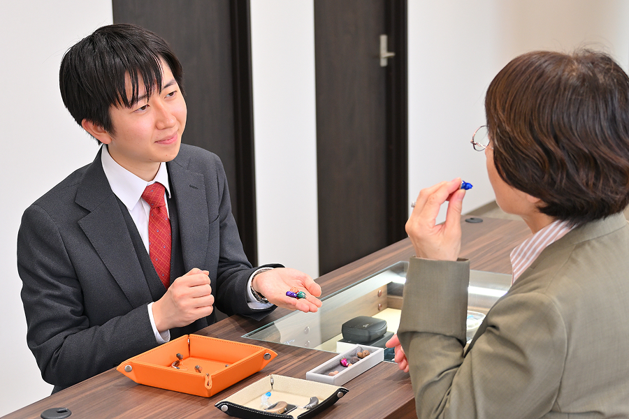 定期的な来店の様子