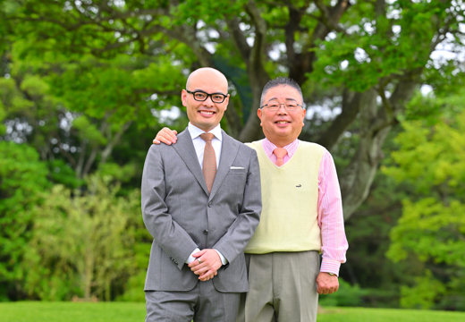 創業者 大塚政男 と 社長 大塚祥仁