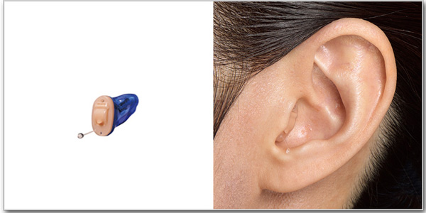 CICタイプの耳あな型補聴器