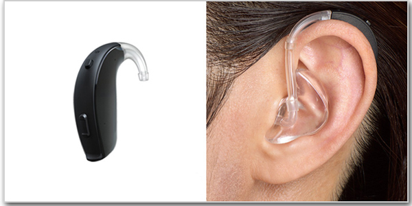 BTEタイプの耳かけ型補聴器