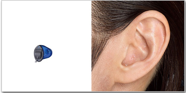 IICタイプの耳あな型補聴器