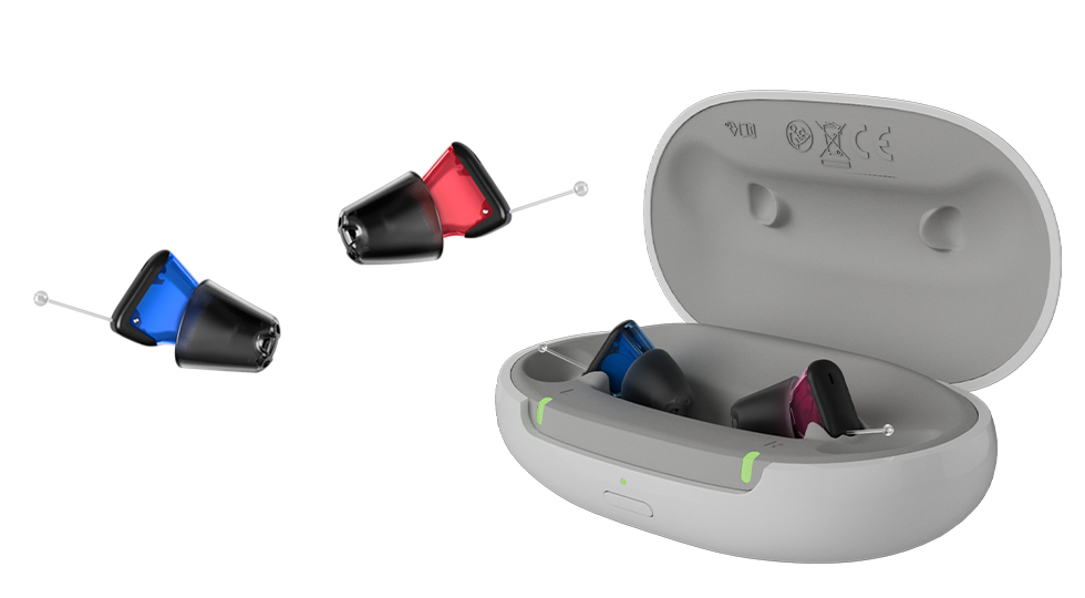 業界初の超小型充電式耳あな型補聴器！「Silk IX」